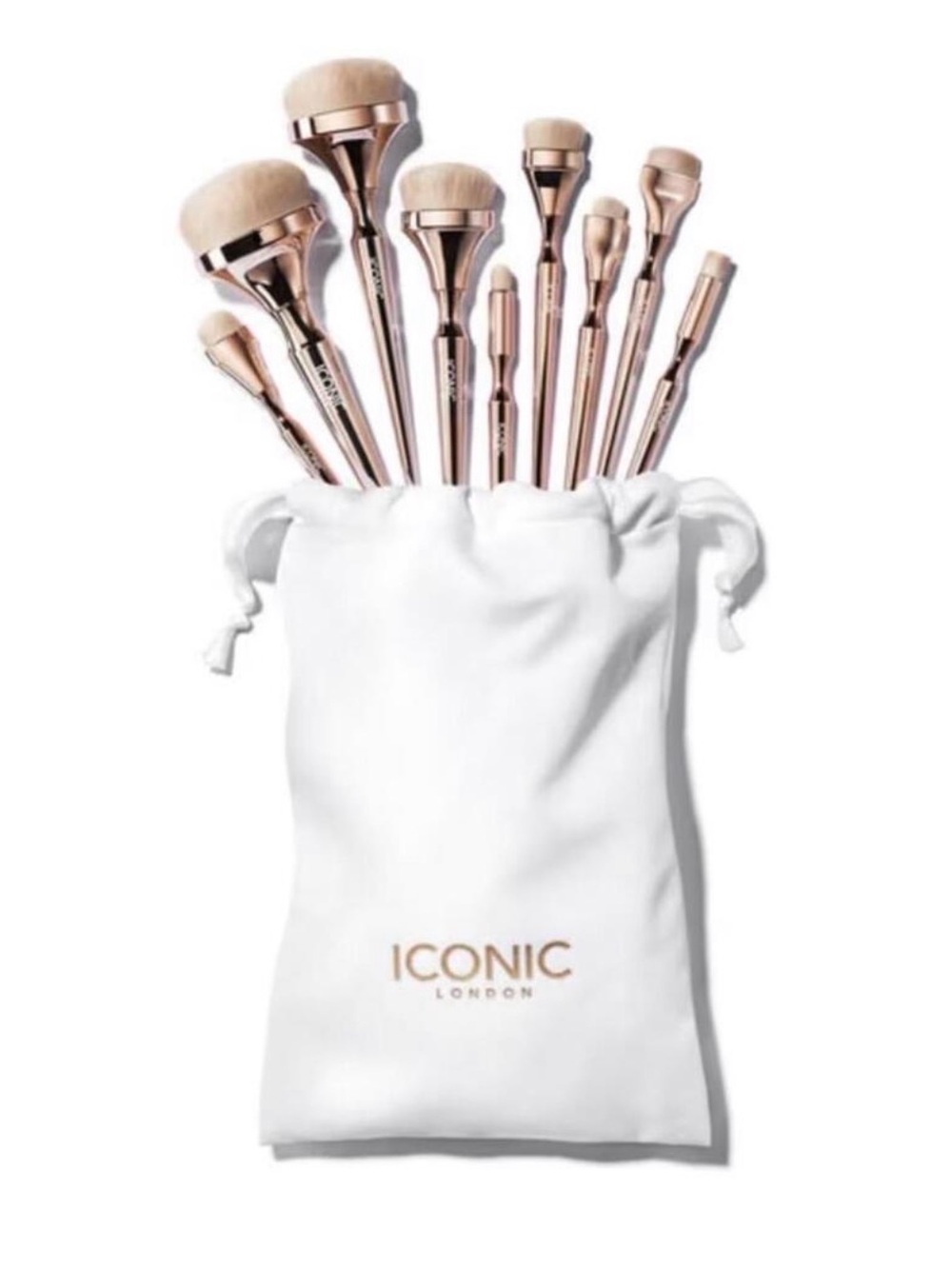 ICONIC LONDON HD BLEND COMPLETE 9 BRUSH SET - NEW - Picture 2 of 3